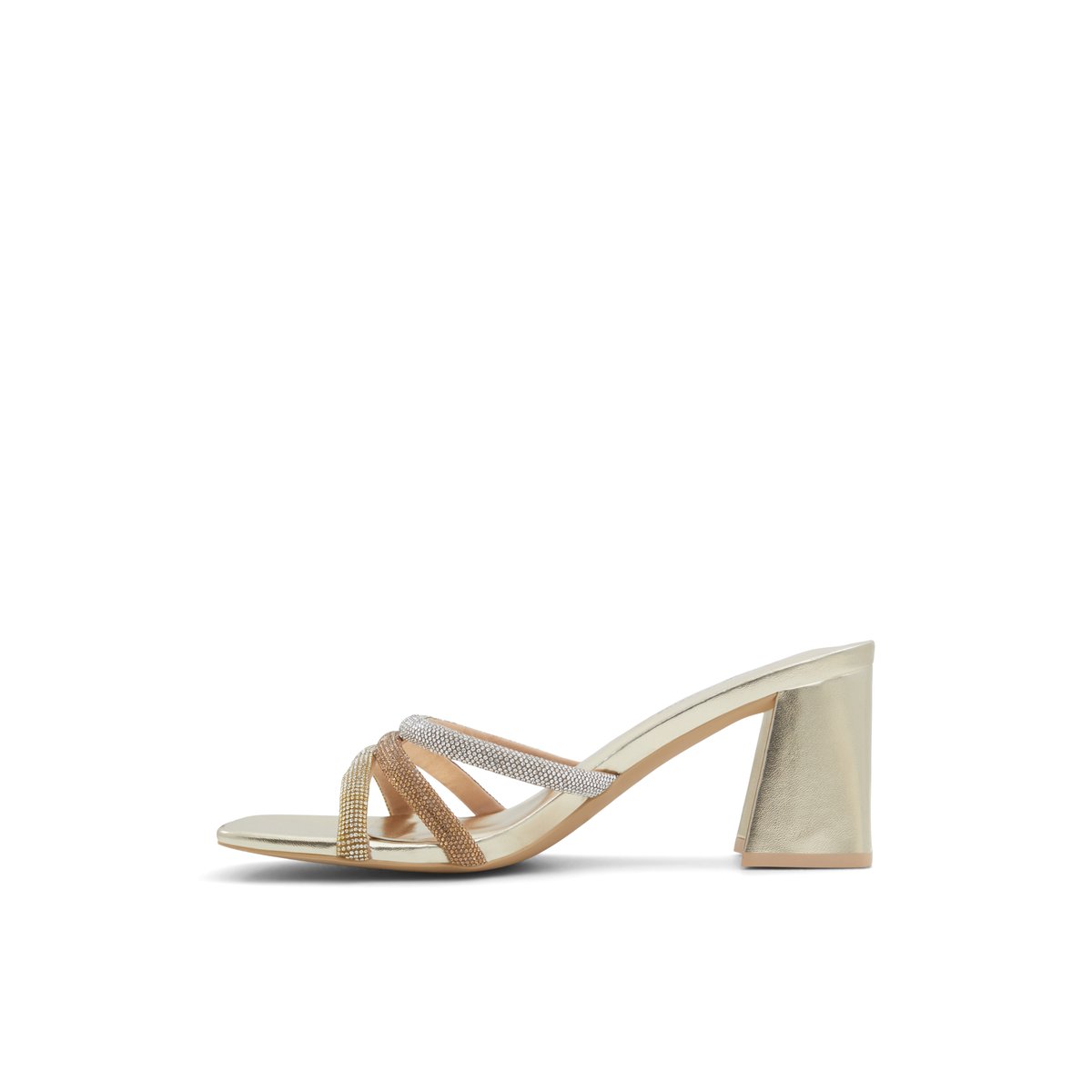 Crown Gold Women's Mules