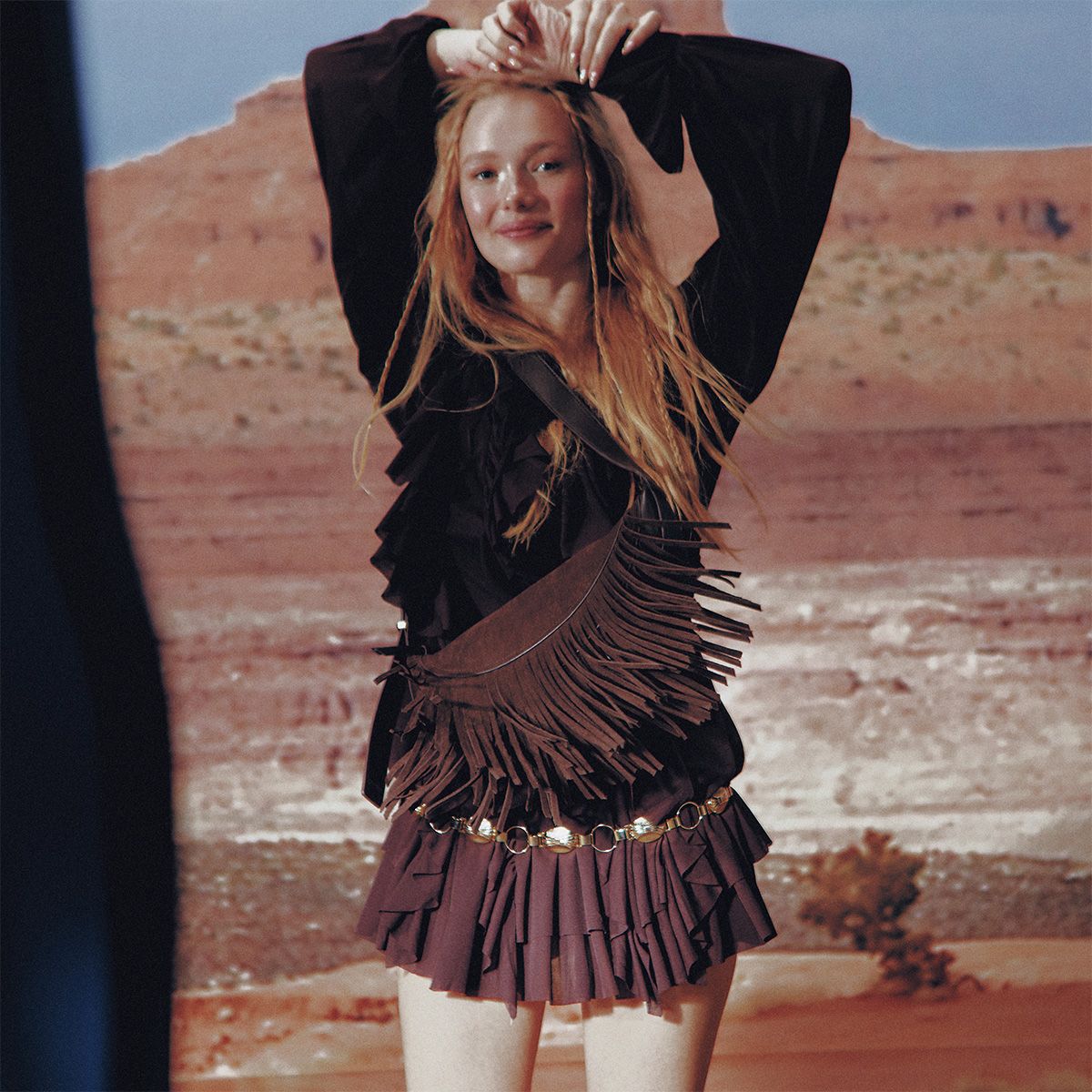 Ravenn Dark Brown Women's Crossbody