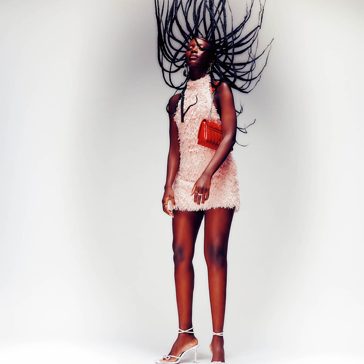 Galaa Silver Women's Lace up heels