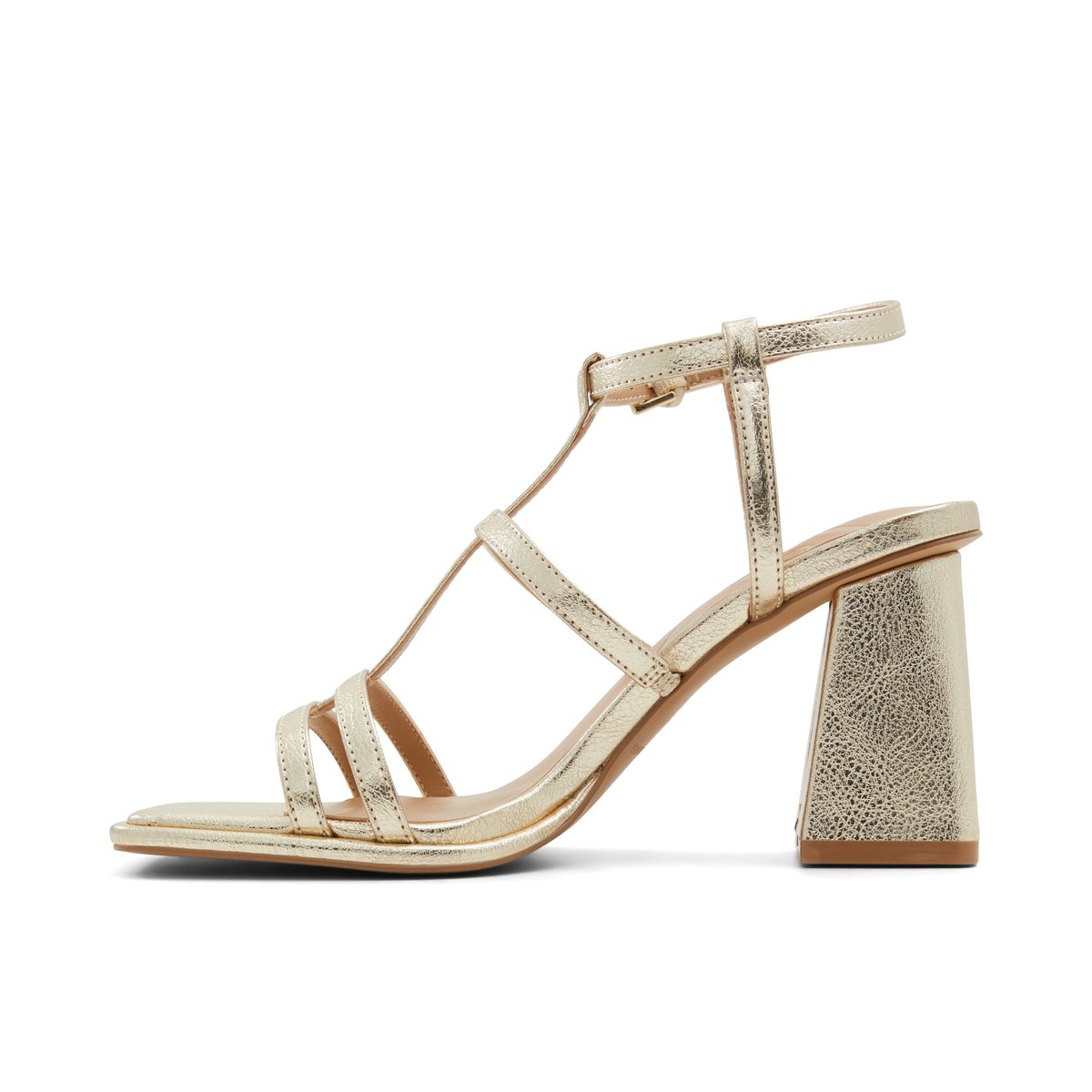 Aurellia Gold Women's Lace up sandals