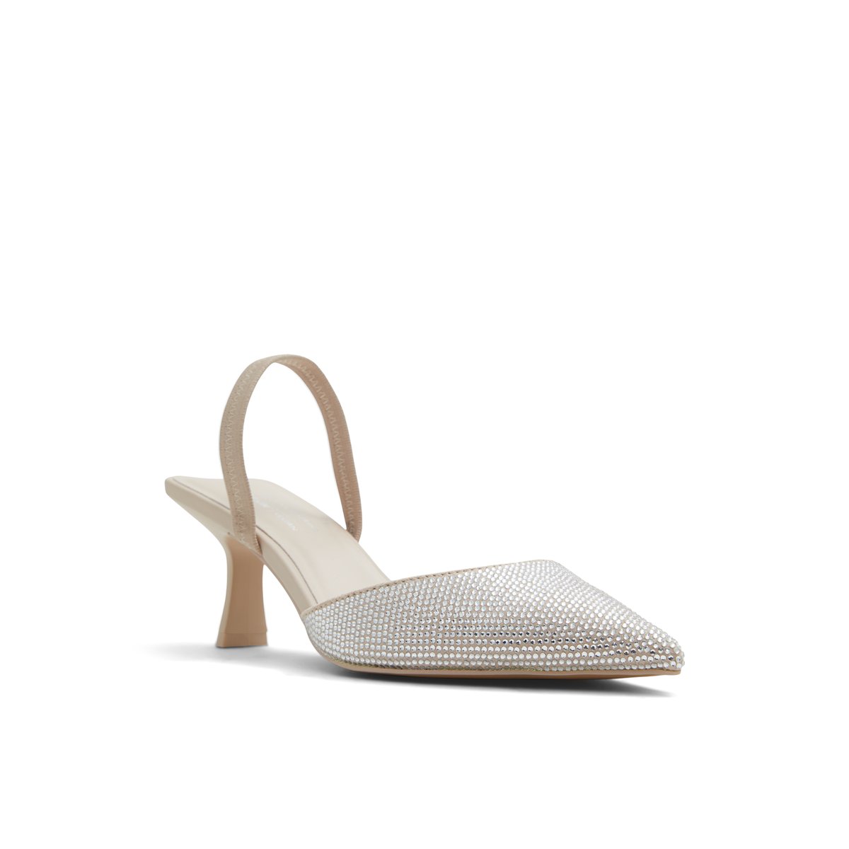 Zaydan Other Beige Textile Shiny Women's Kitten heels