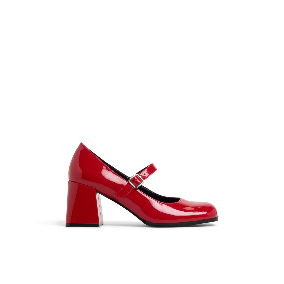 Addele Bright Red Women's Block Heels