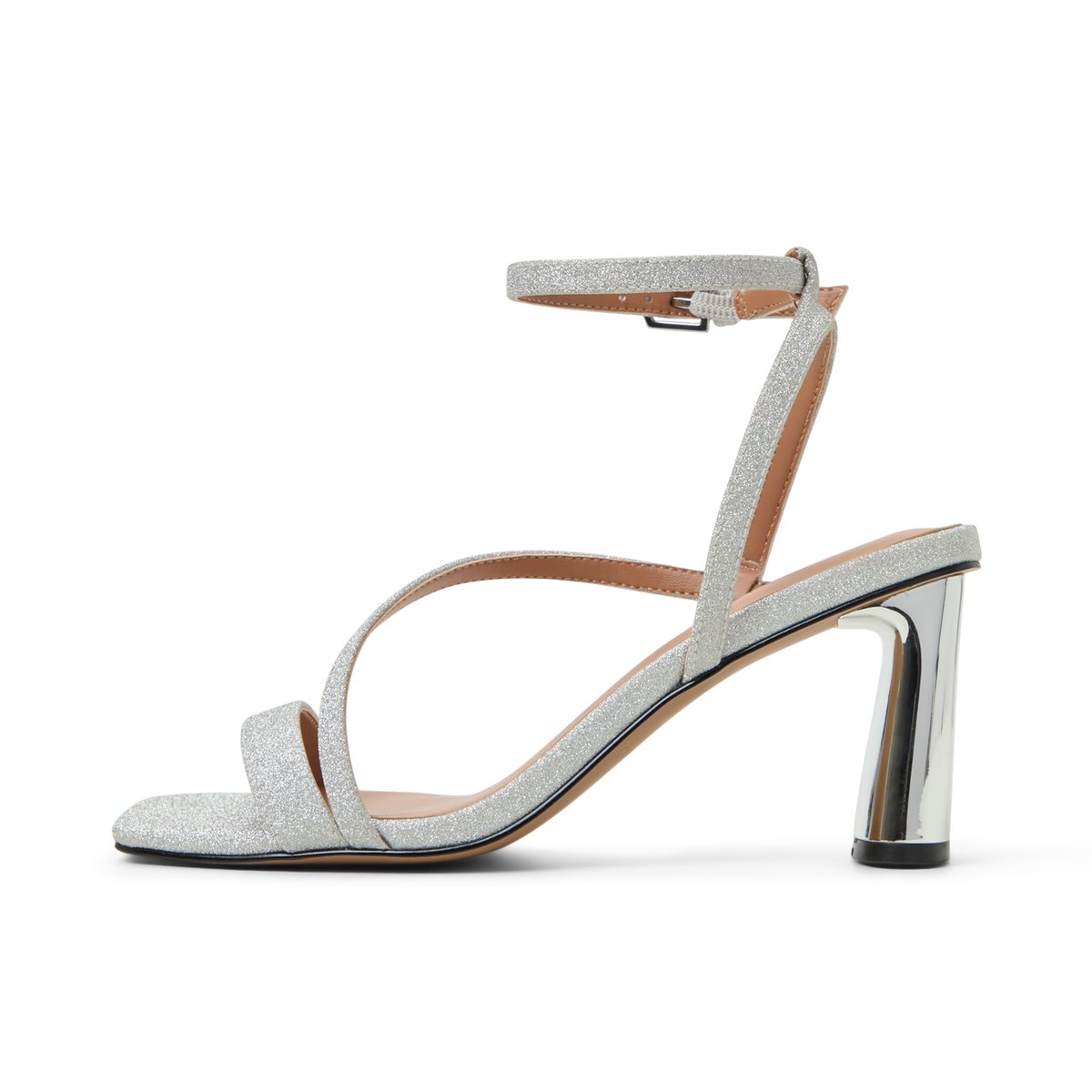 Laneyy Silver Women's Metallic Shoes Bags