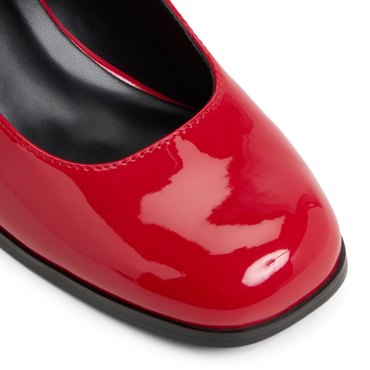 Addele Bright Red Women's Block Heels