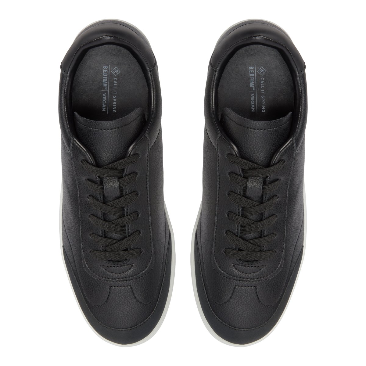 Domenico Black Men's Dress Sneakers