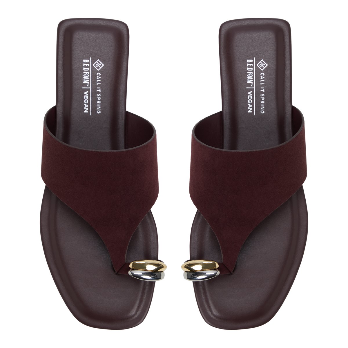 Rachylle Dark Brown Women's Slides