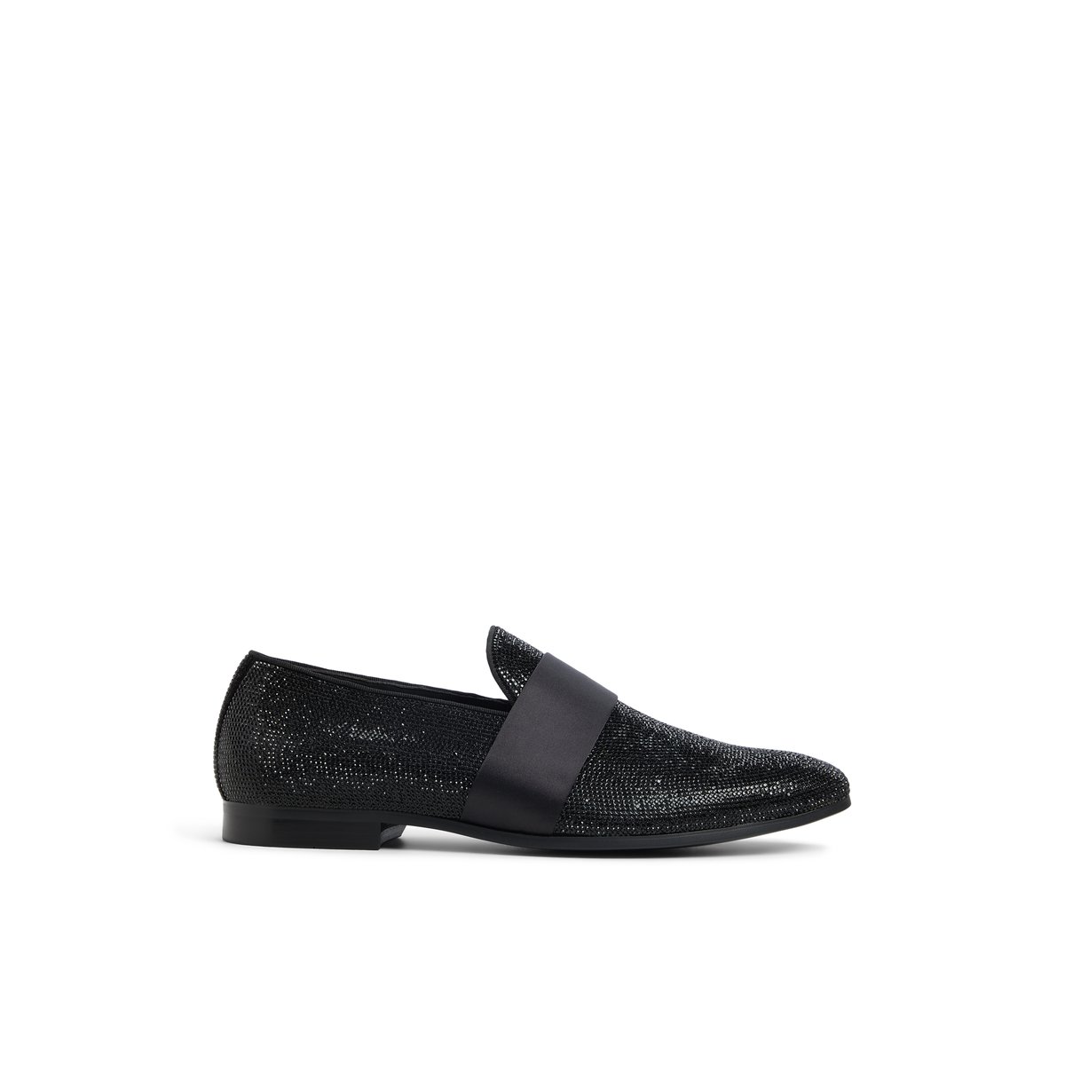 Dorion Black Synthetic Heavy Pebble Men's Loafers