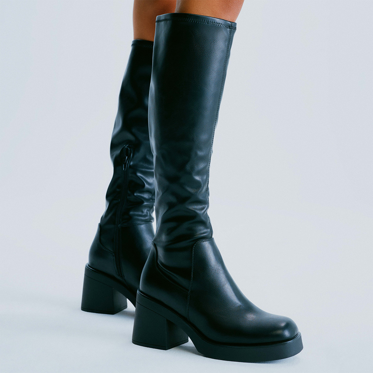 Britnay Black Women's Knee-high Boots