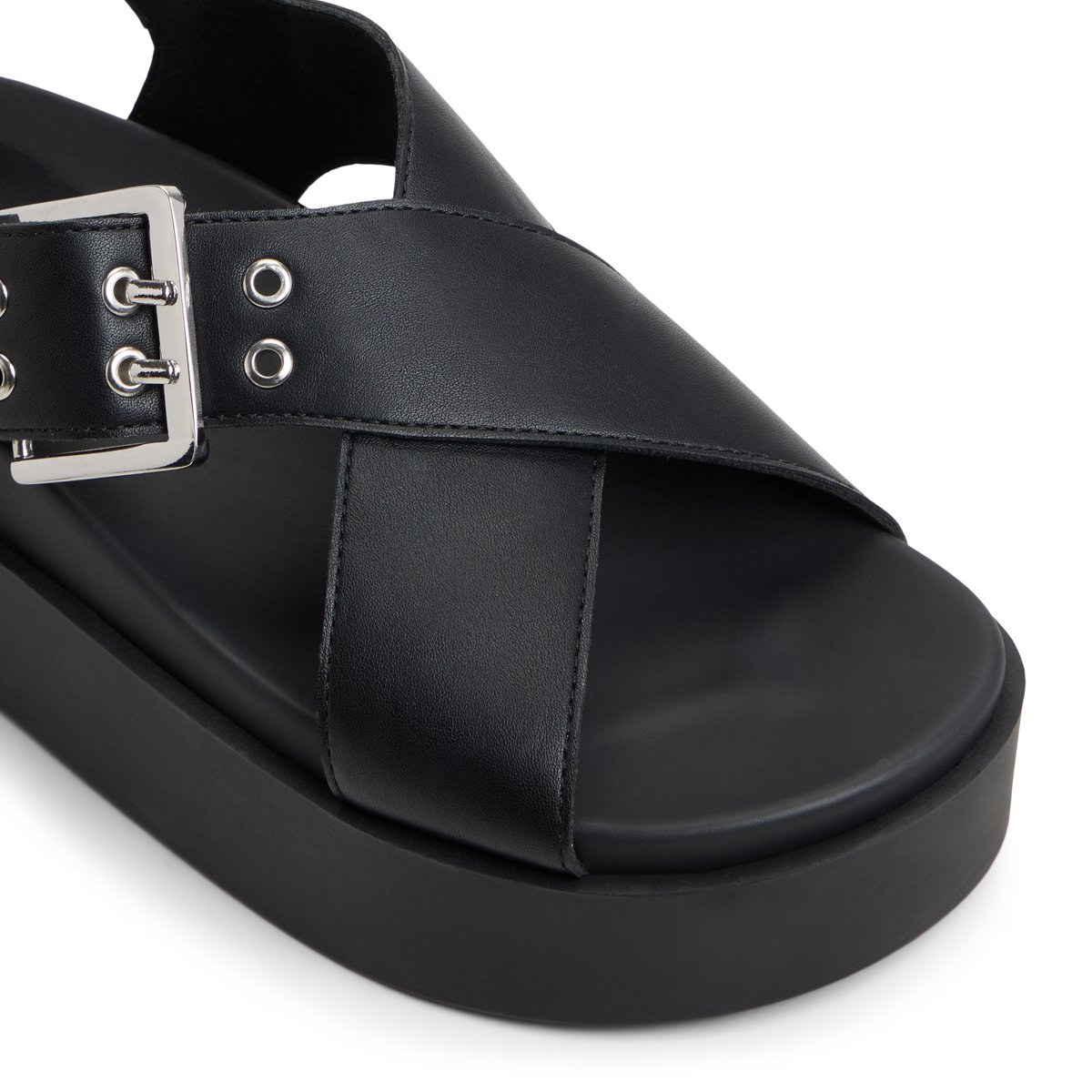 Naluu Black Women's Wedges
