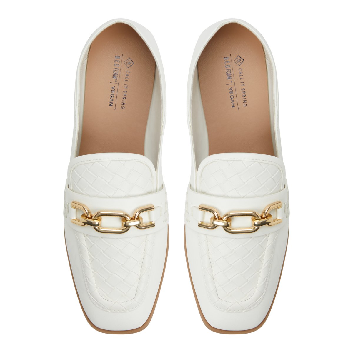 Graceyy White Women's Loafers