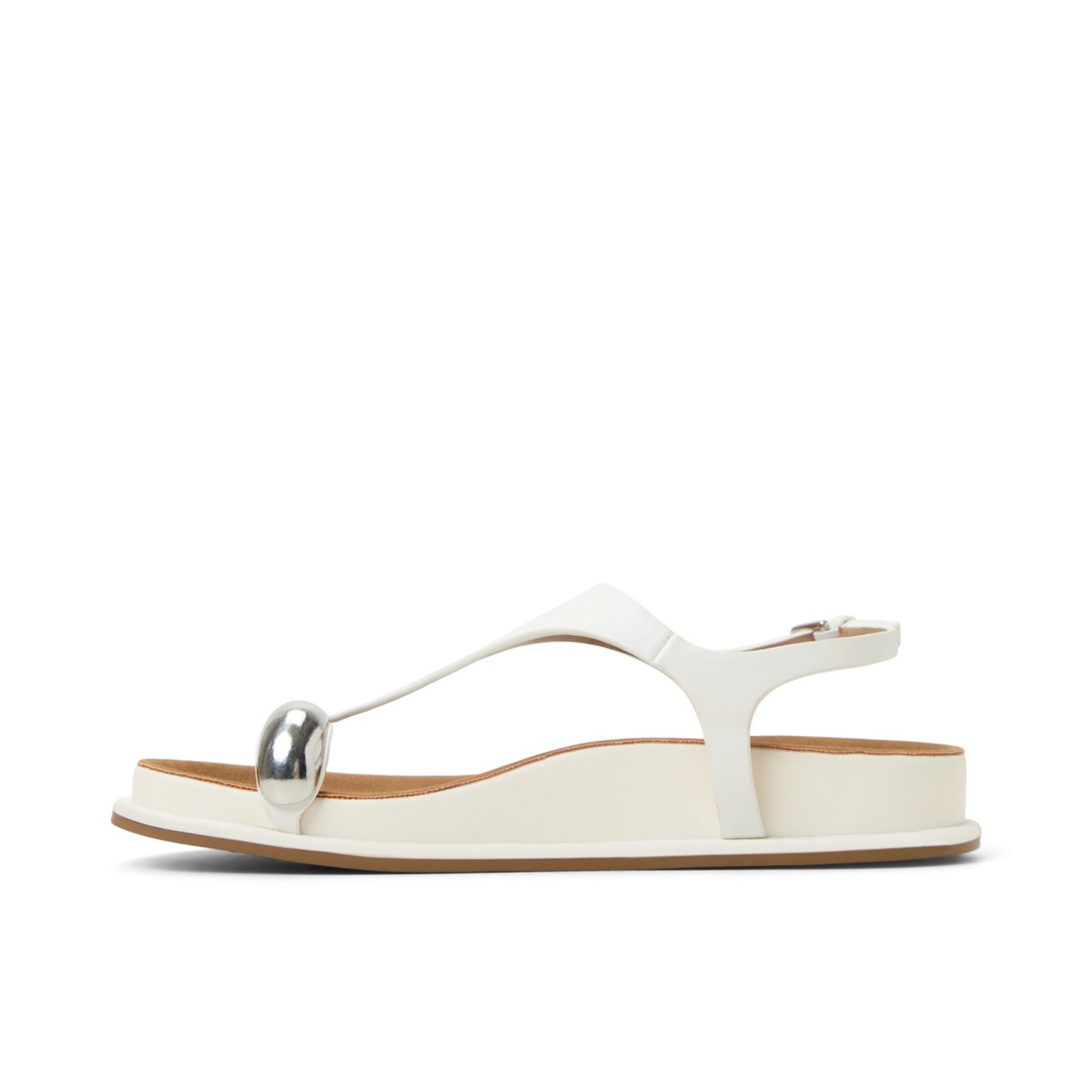 Leonah White Women's Flats