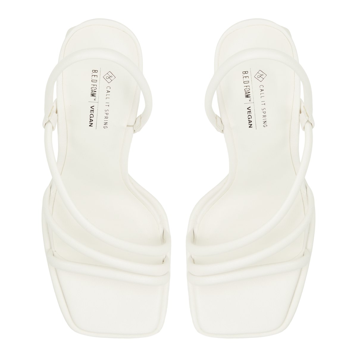 Luxe Open White Women's Open-toe