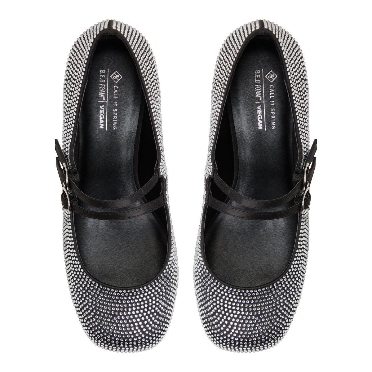 Ruubyy Open Black Women's  Mary Janes