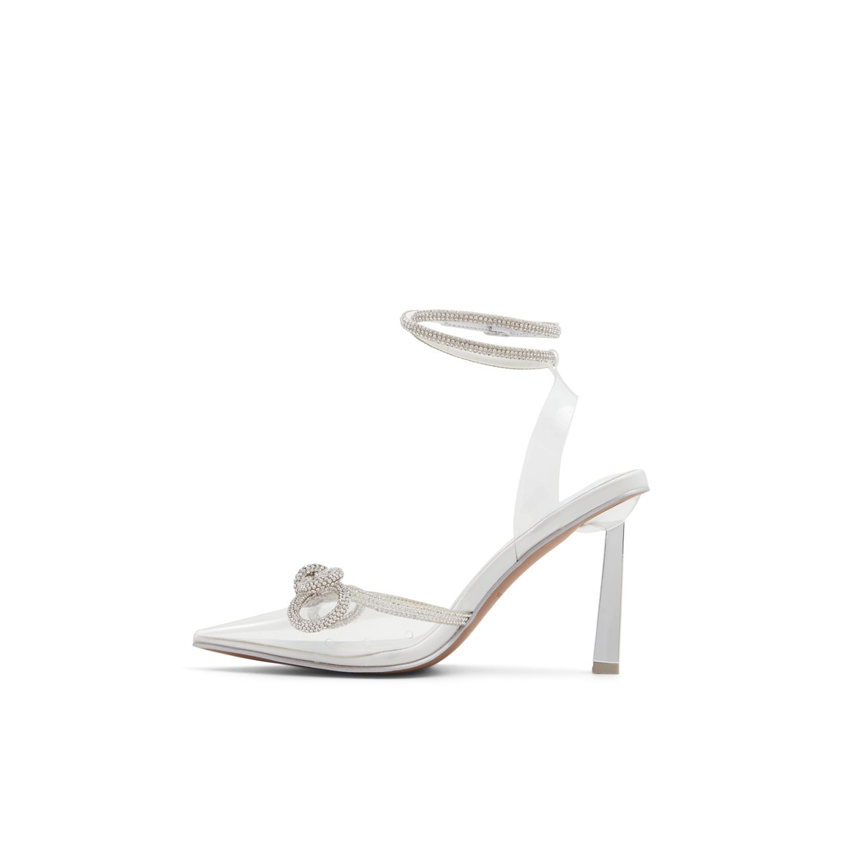 Galaa Silver Women's Lace up heels