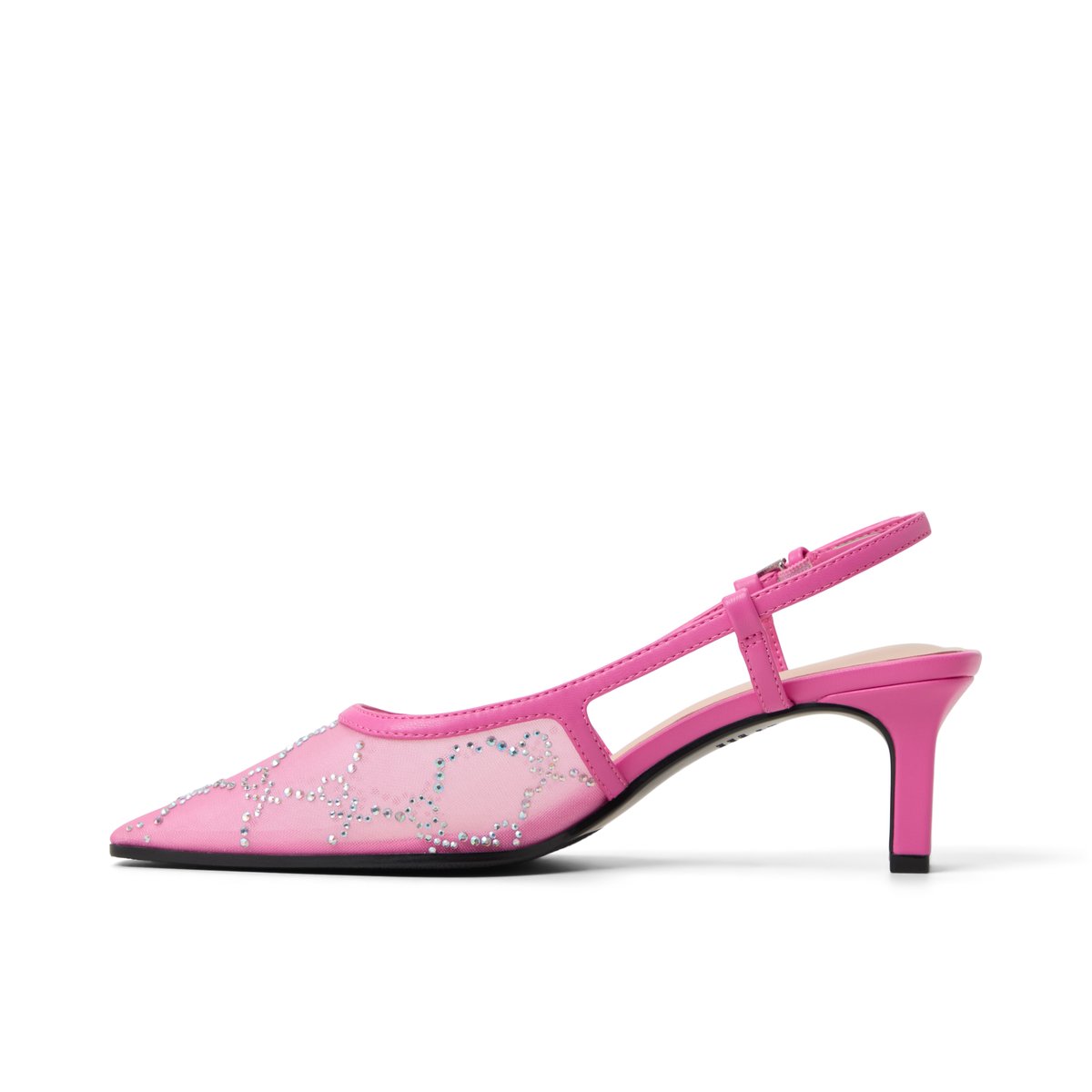 Amoura Bright Pink Women's Low-mid Heels