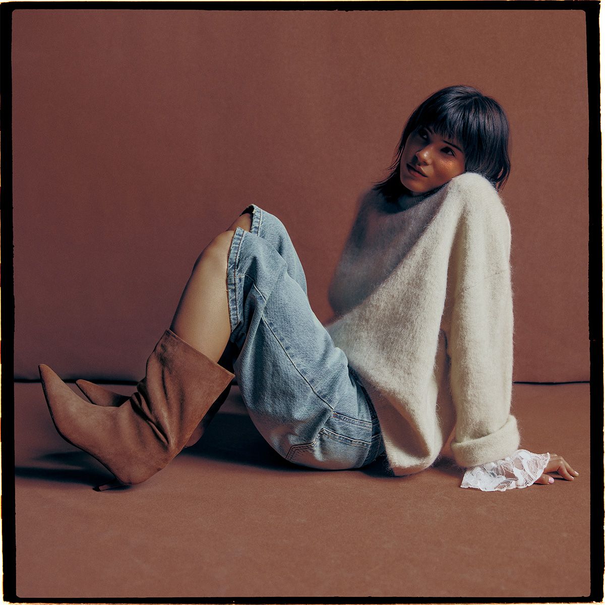 Fraankie Taupe Women's Mid-calf Boots