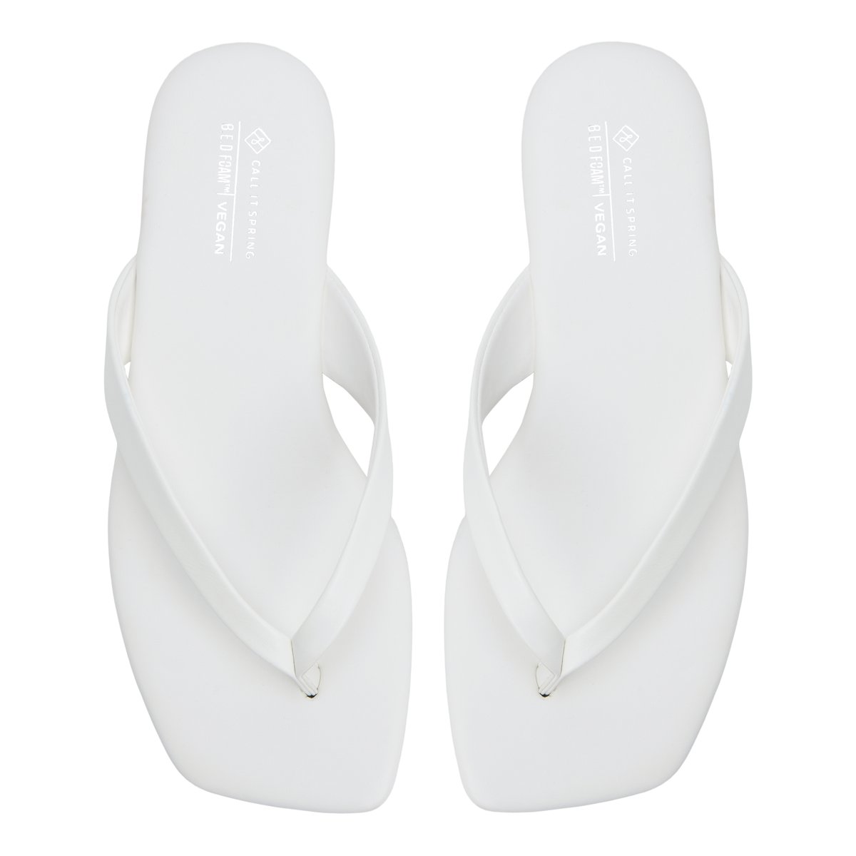 Kayce White Women's Flats