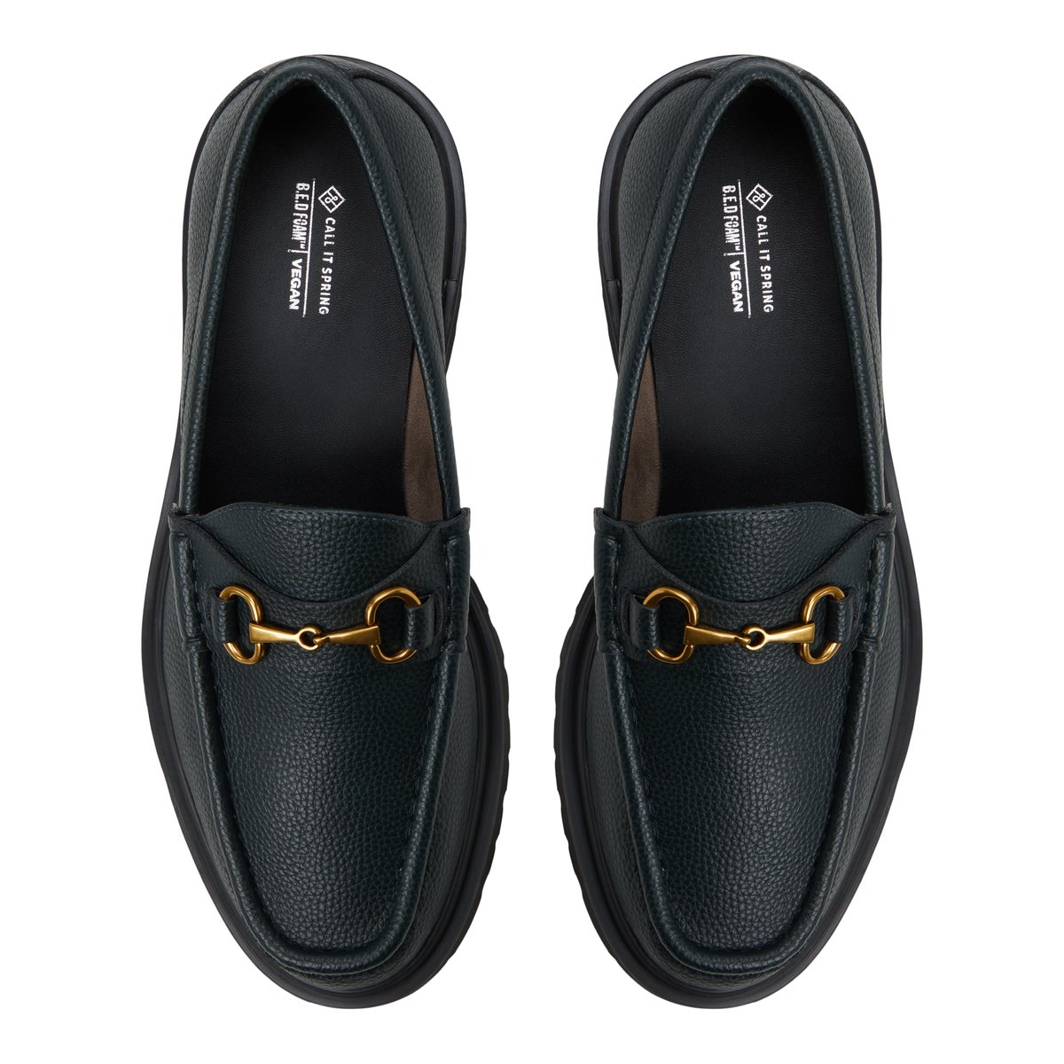 Prynne Dark Green Men's Loafers