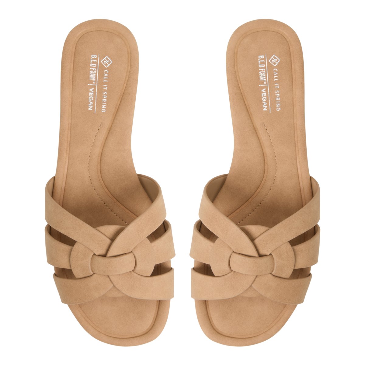 Allee Beige Women's Slides