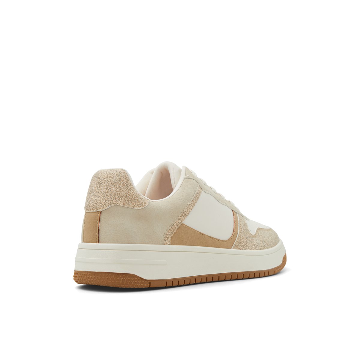 Freshh_h Beige Men's Retro Sneakers