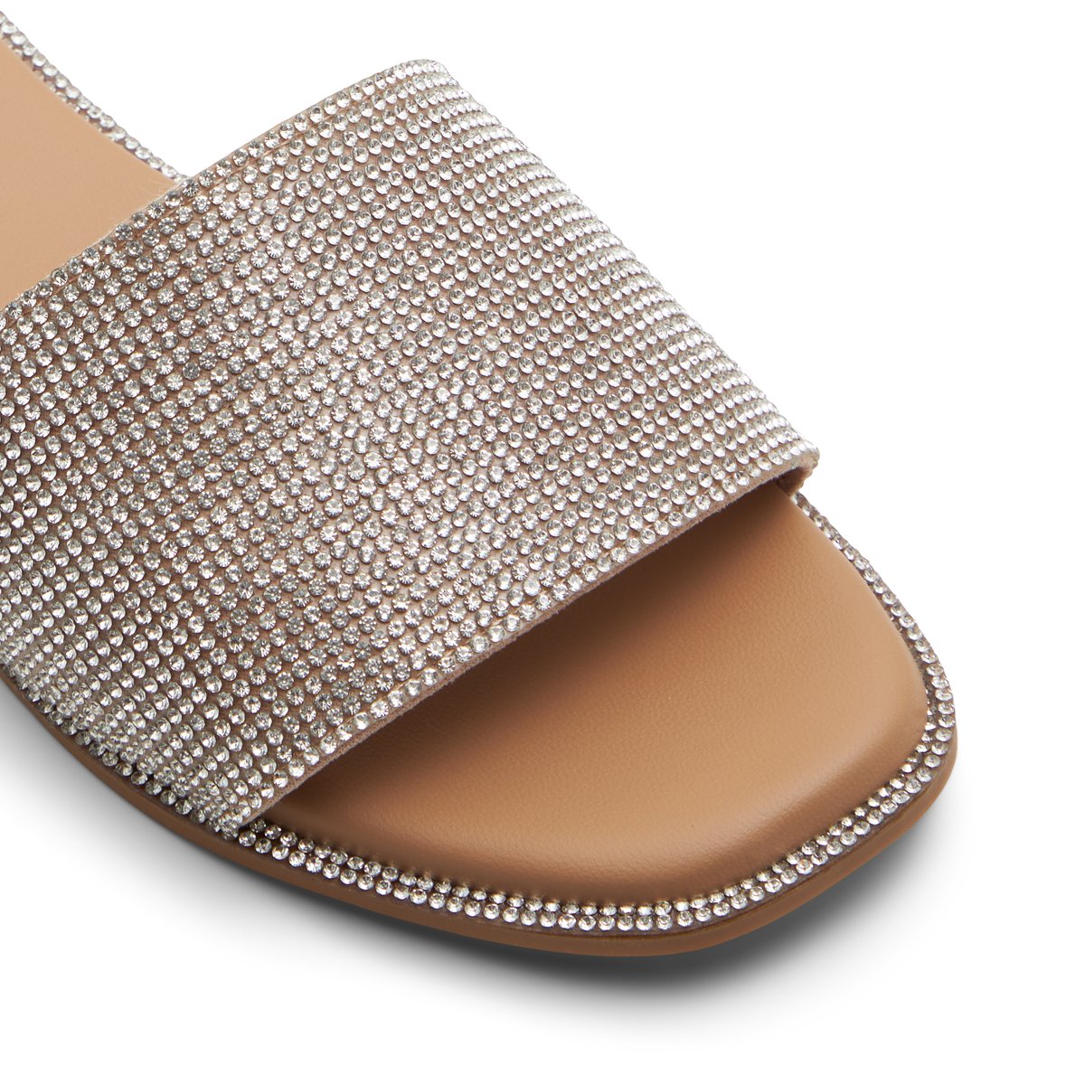 Shimmerr Silver Women's Slides