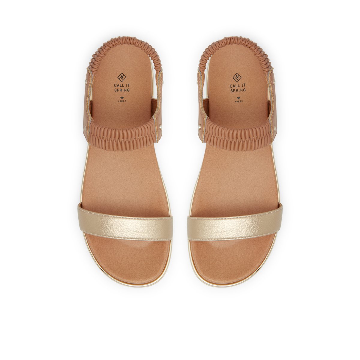 Rainia Gold Women's Flats