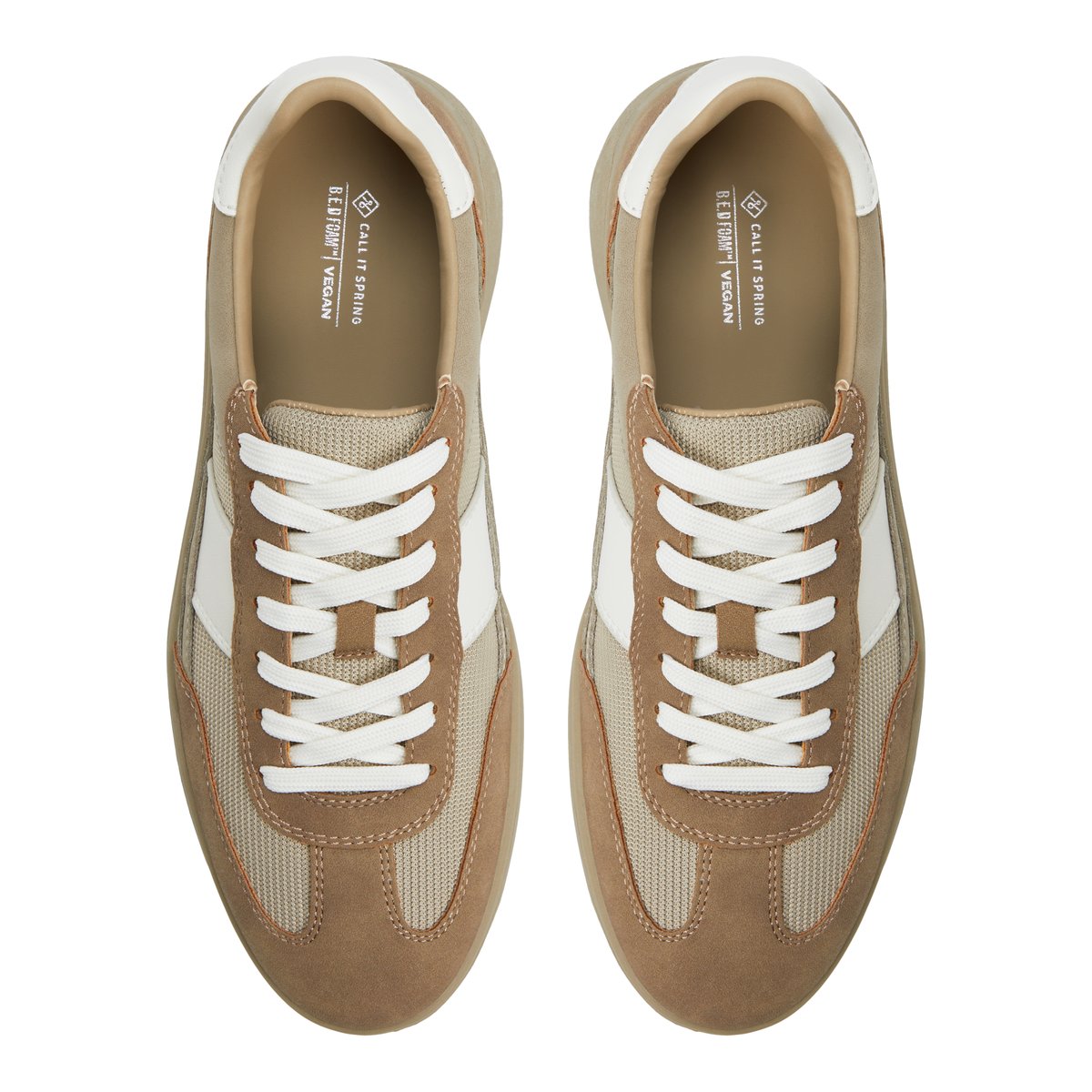 Darwen Beige Men's High Top Sneakers