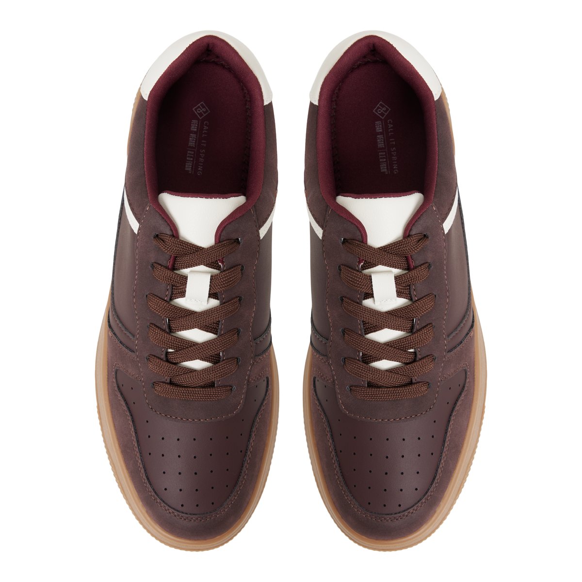 Freshh_h Bordo Men's High Top Sneakers