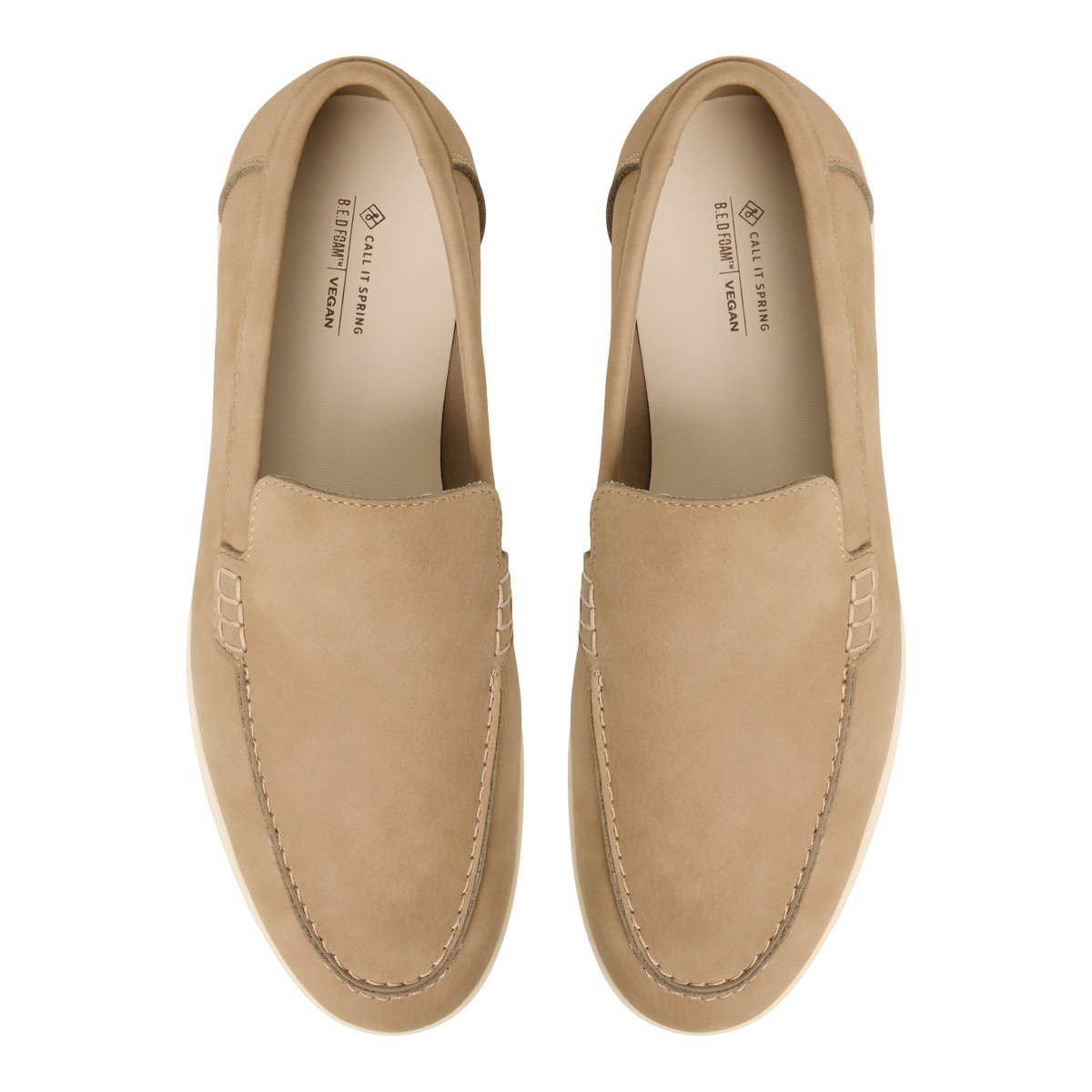 Maravista Taupe Men's Loafers