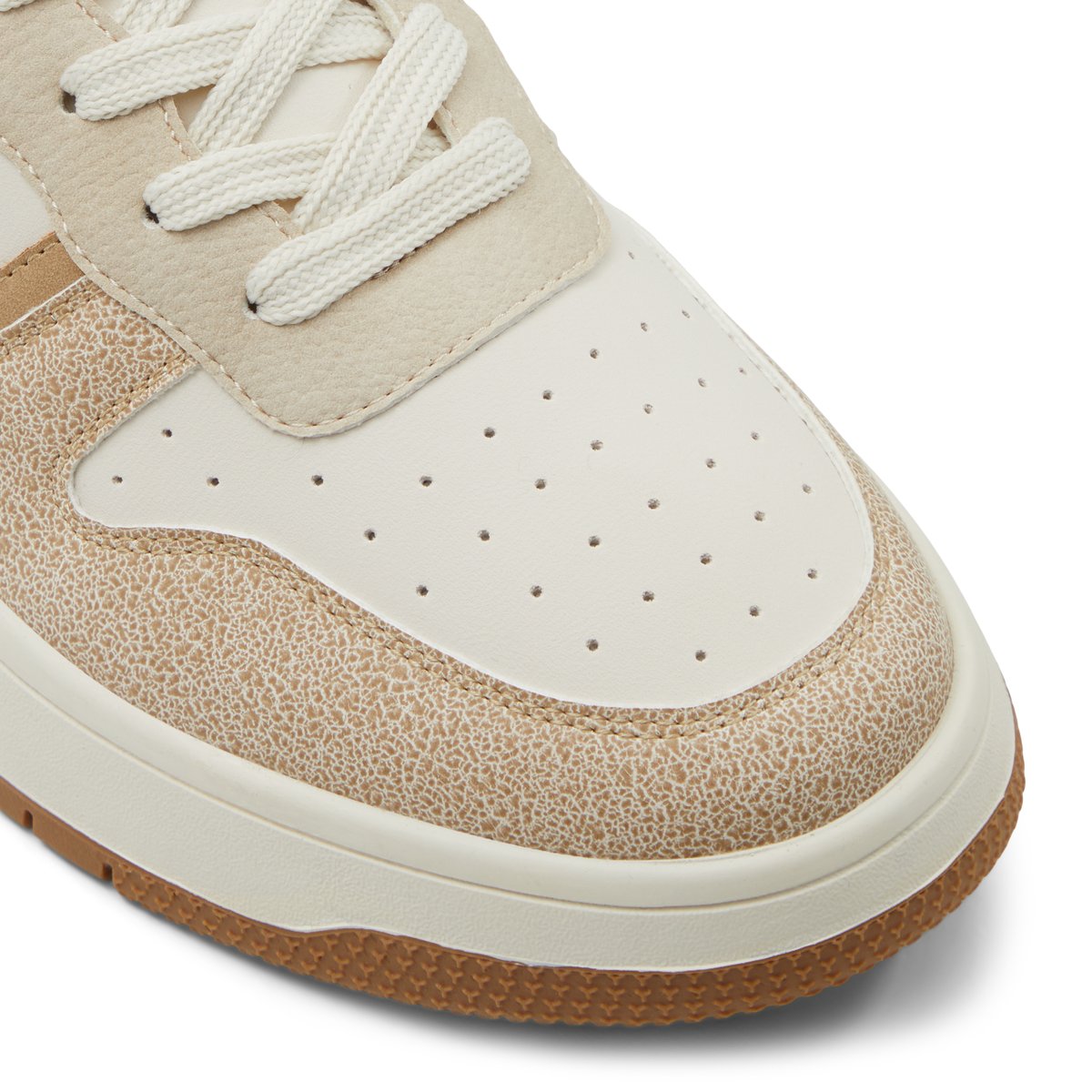 Freshh_h Beige Men's Retro Sneakers