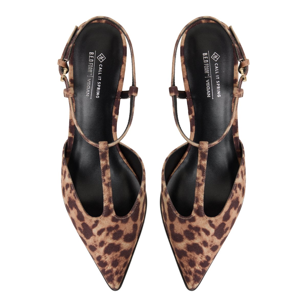 Talaa Brown Overflow Women's Neutral Heels Bags