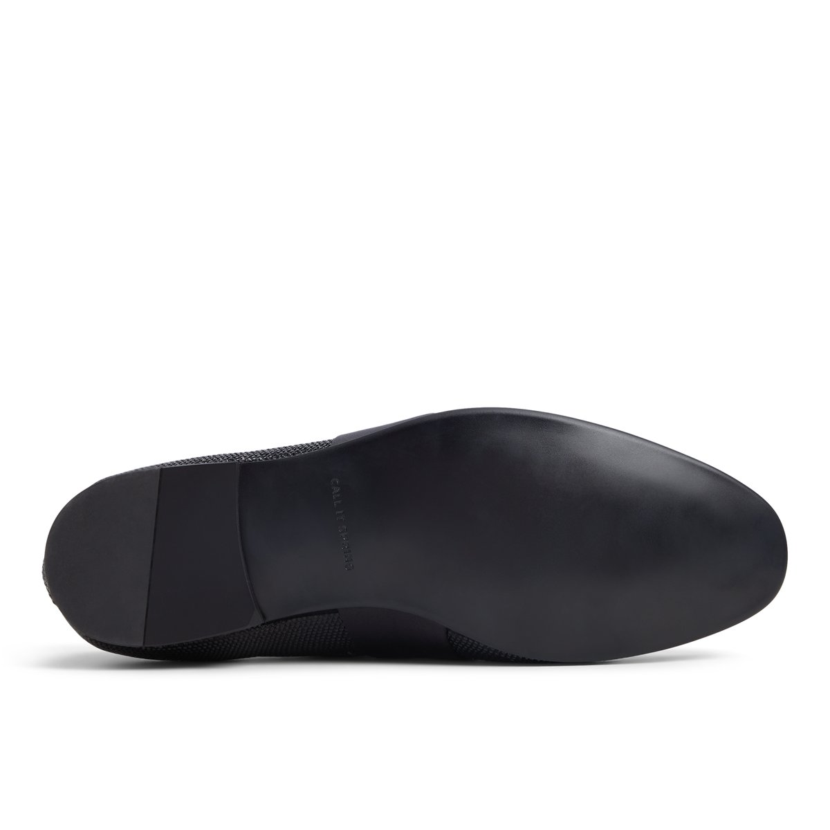 Dorion Black Synthetic Heavy Pebble Men's Loafers