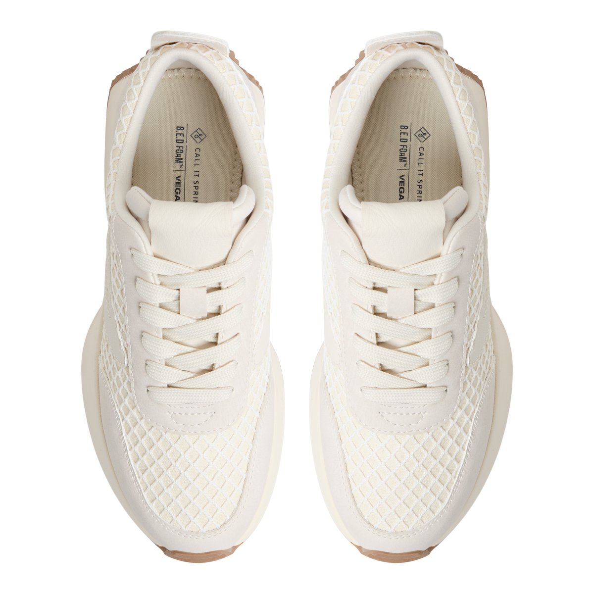 Danie Light Grey Women's White Sneakers