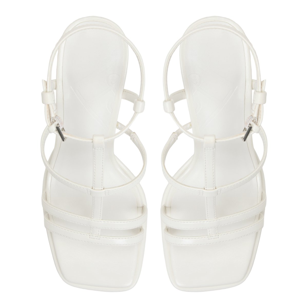 Aurellia White Women's Lace up heels