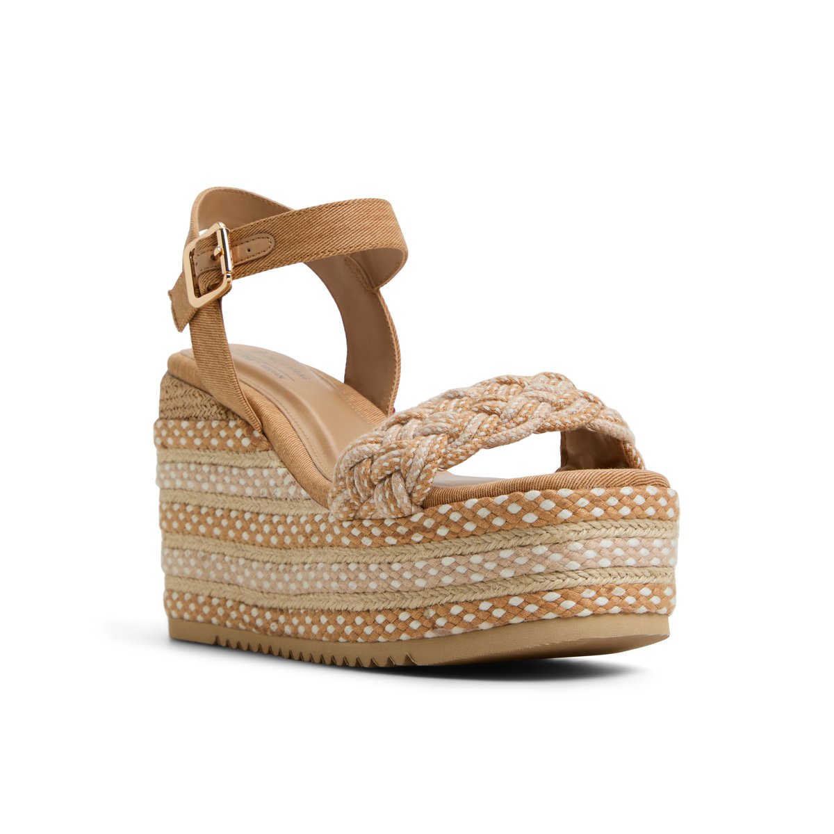 Moaana Dark Beige Women's Wedges