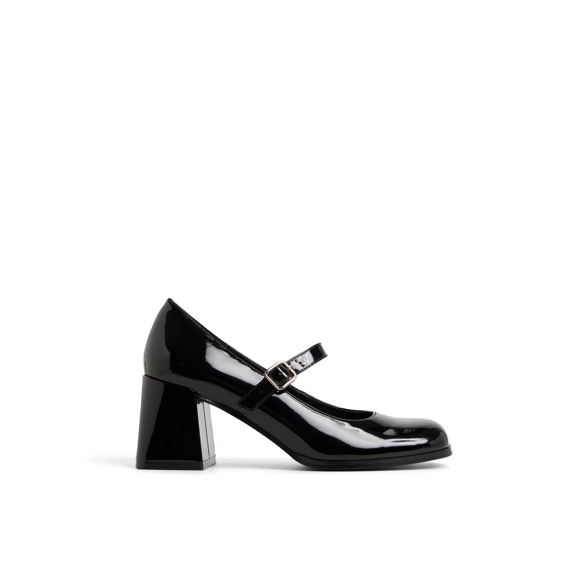 Addele Open Black Women's Block Heels