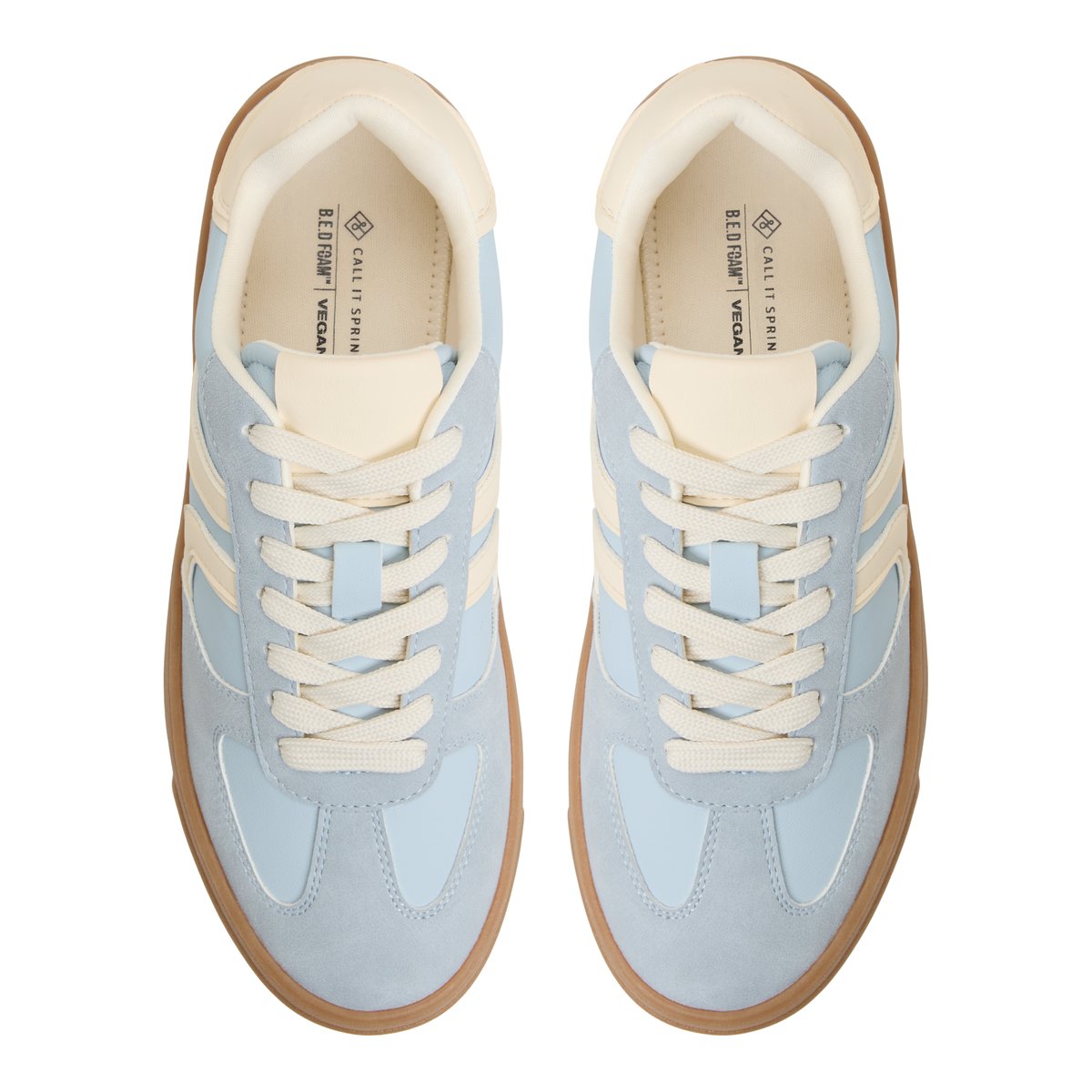 Darbie Light Blue Women's Retro Sneakers