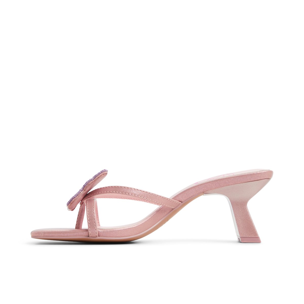 Mariposaa Light Pink Women's Embellished Shoes Bags