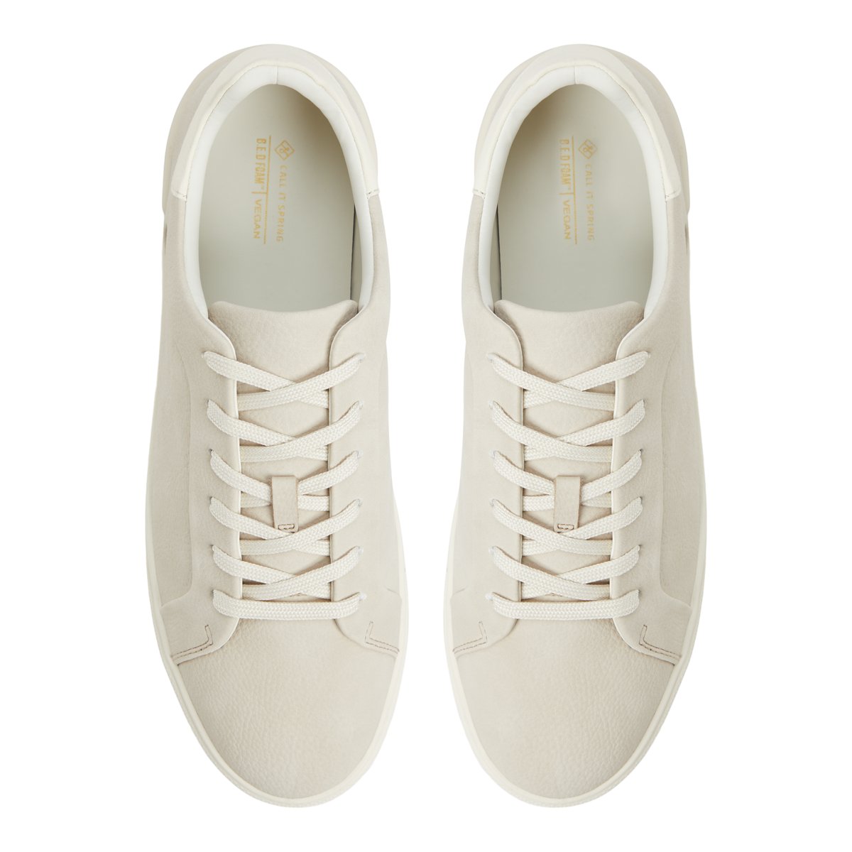 Taber Cream Men's Retro Sneakers