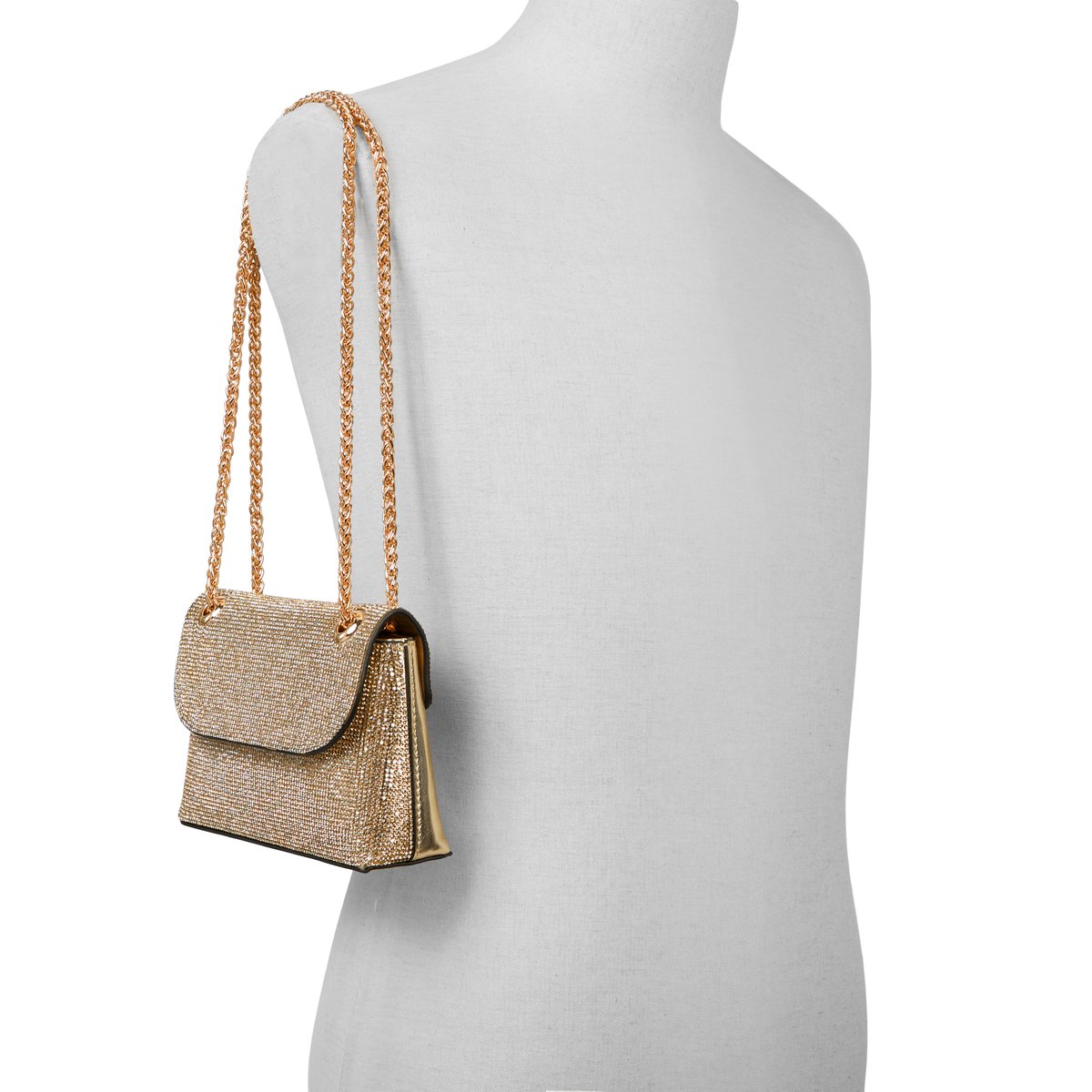 Lovelly Gold Women's Metallics Heels Bags