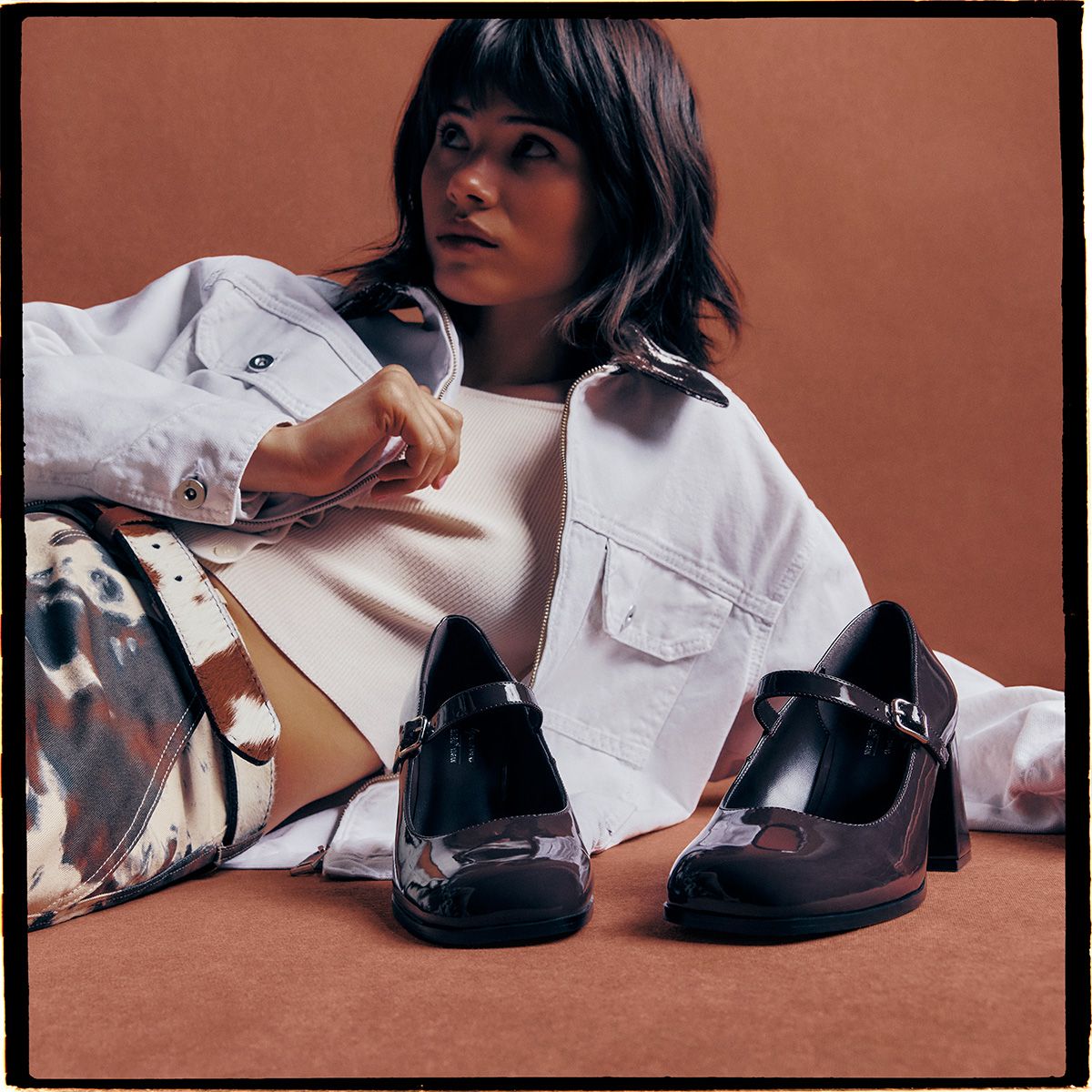 Addele Dark Brown Women's Block Heels