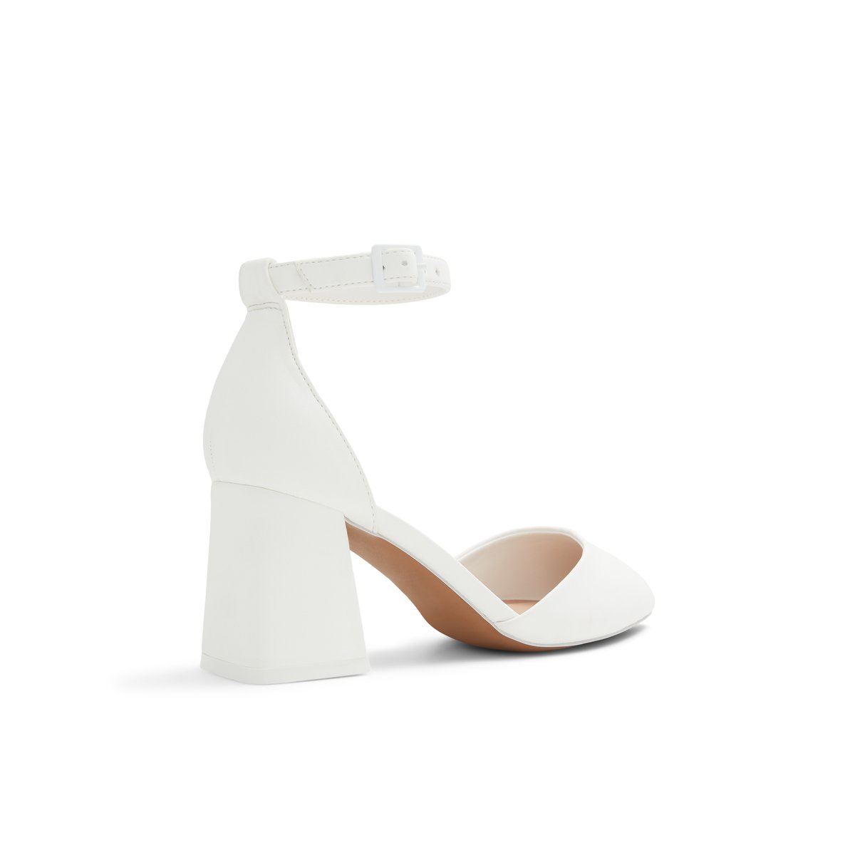 Daliaa White Women's Block Heels