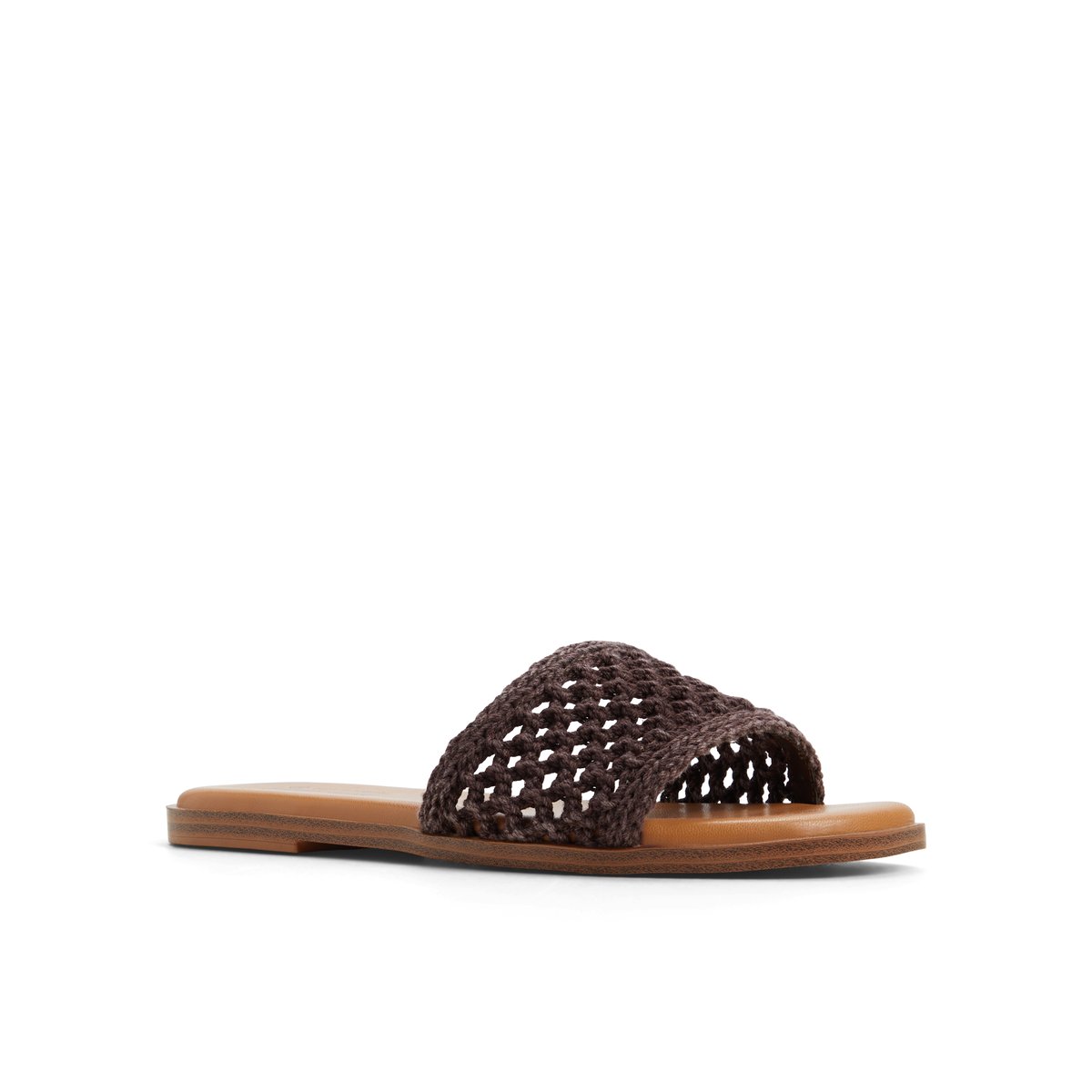 Fernn Dark Brown Women's Slides