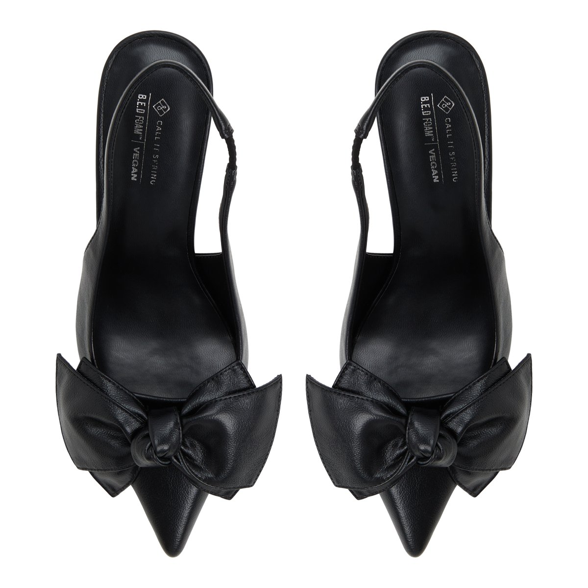 Atheena Black Women's Slingbacks