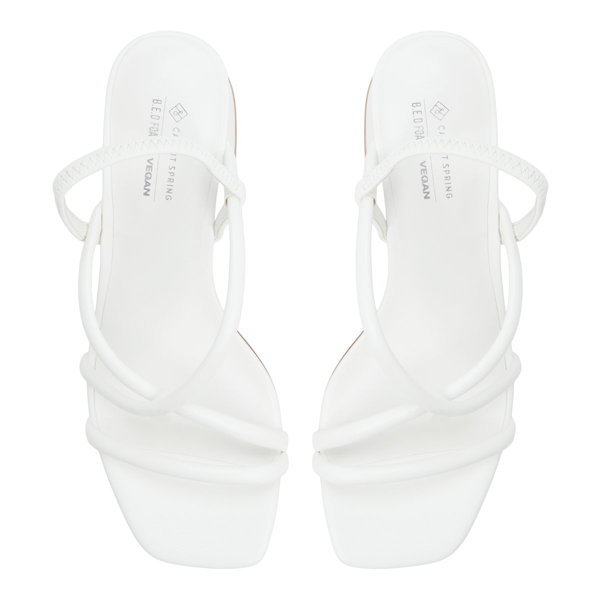 Kiira White Women's Low-mid Heels