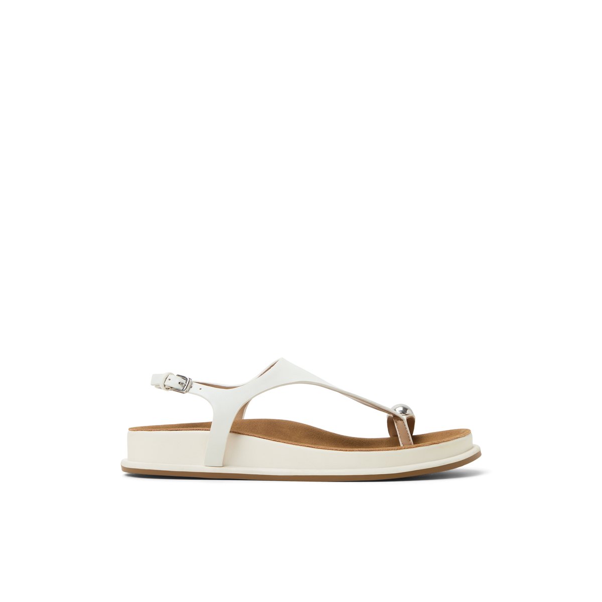 Leonah White Women's Flats