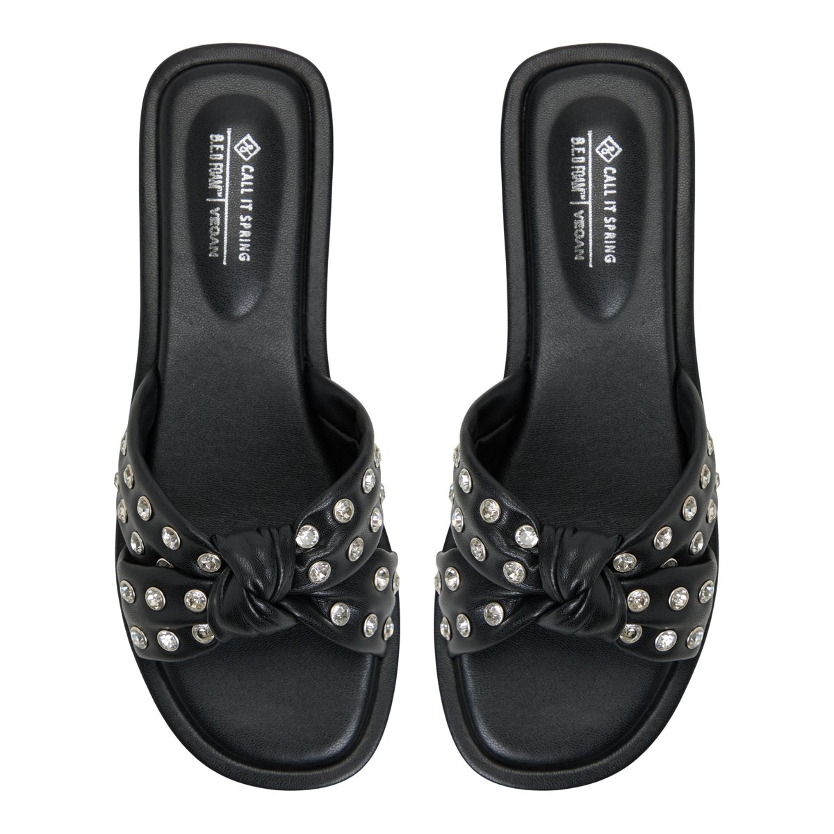 Apricot Black Overflow Women's Slides