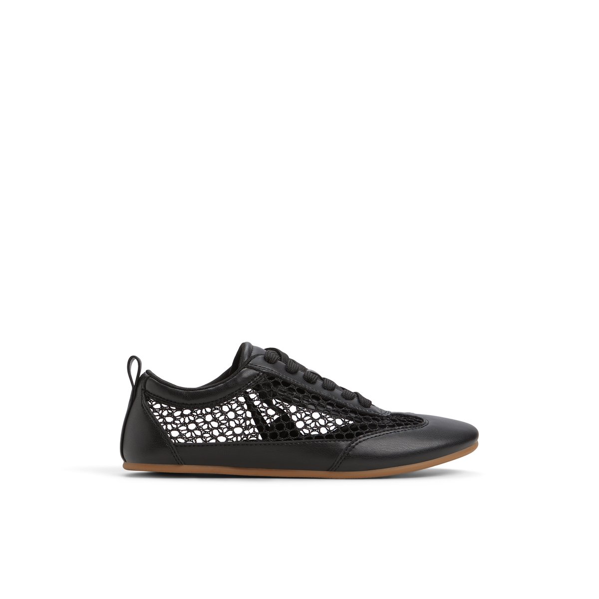 Quincie Open Black Women's Lace Up Sneakers