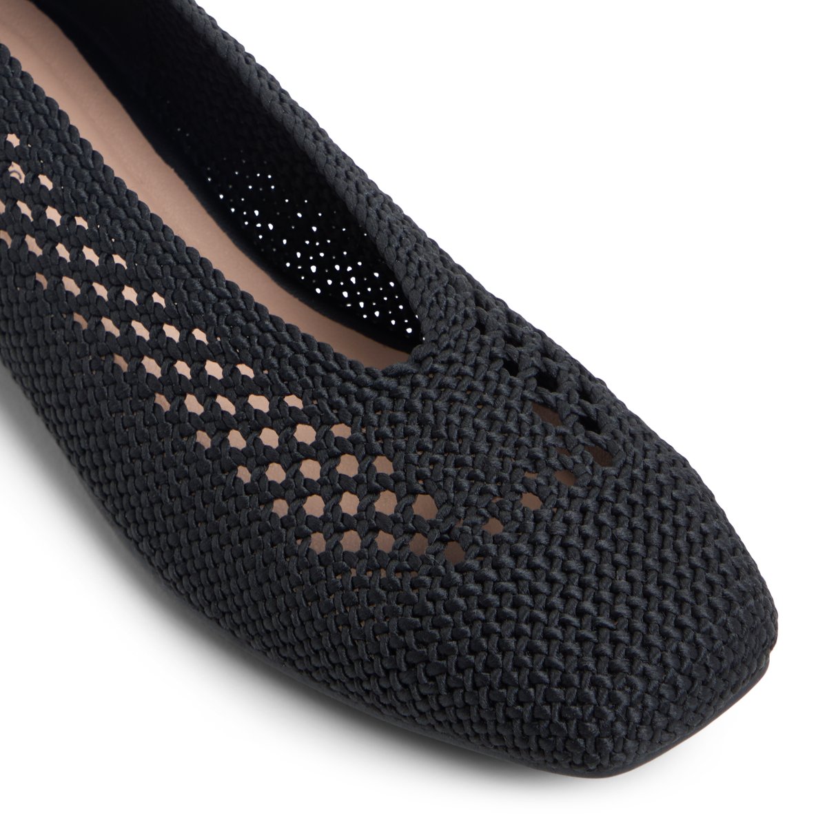 Chantillie Open Black Women's Ballerinas
