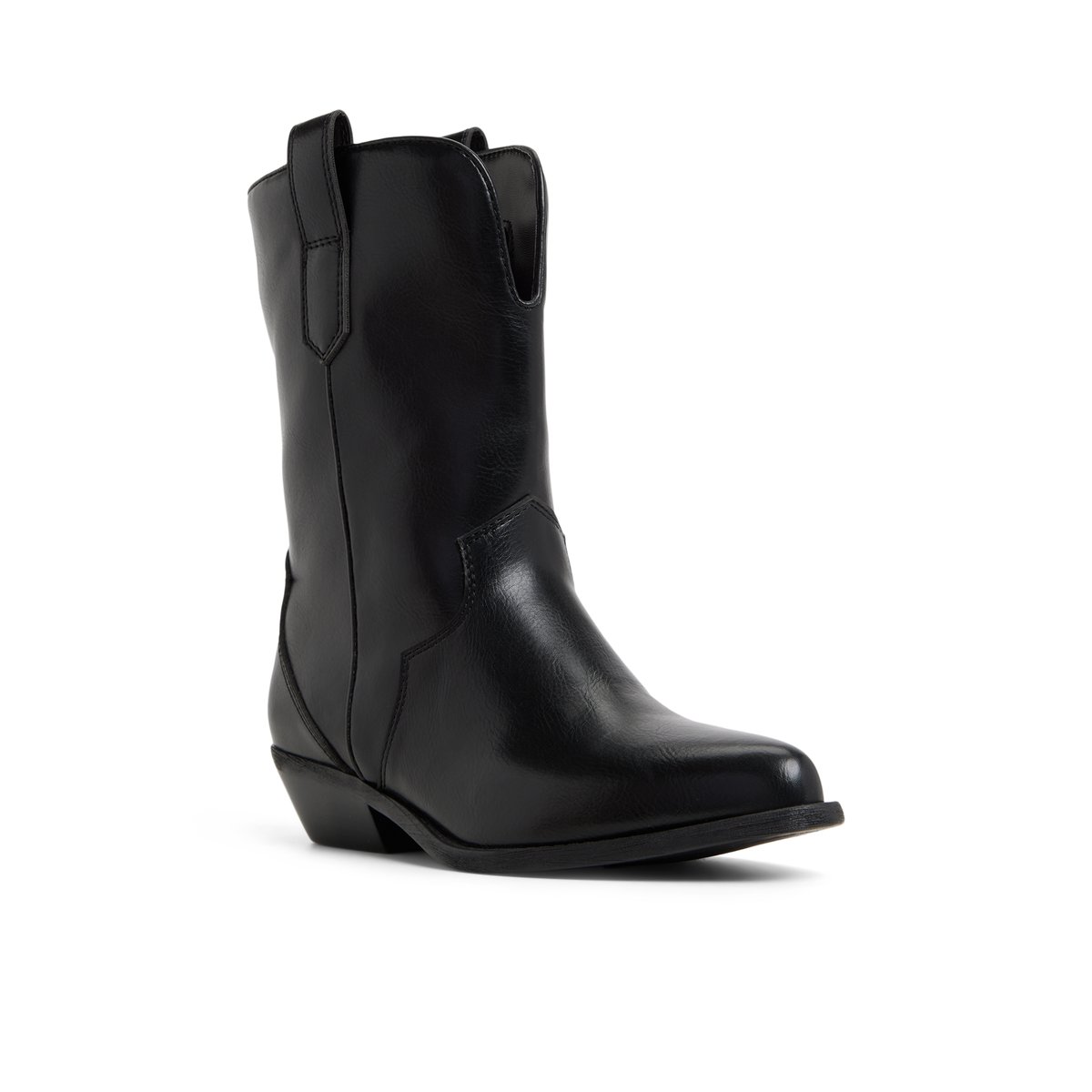 Sareena Black Women's Mid-calf Boots